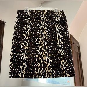Calvin Klein Jeans Skirt Leopard Print